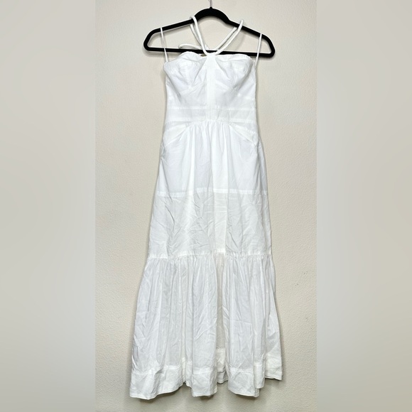 A.L.C Adelle Halter Maxi Dress in Ivory size 2 - Picture 2 of 12